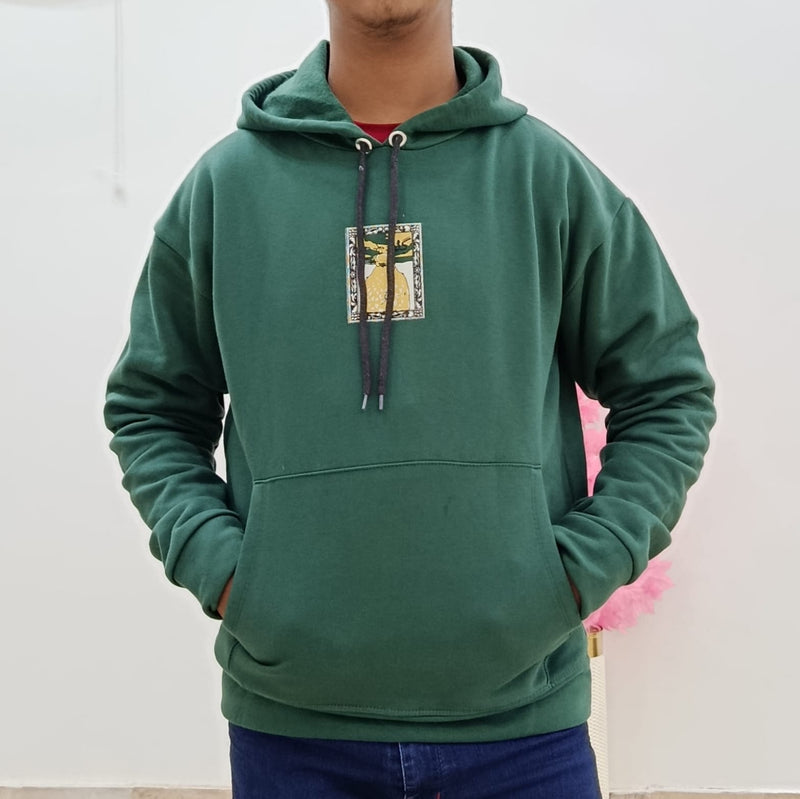 Green Falcon Art Hoodie – Premium Winter Wear (Unisex)