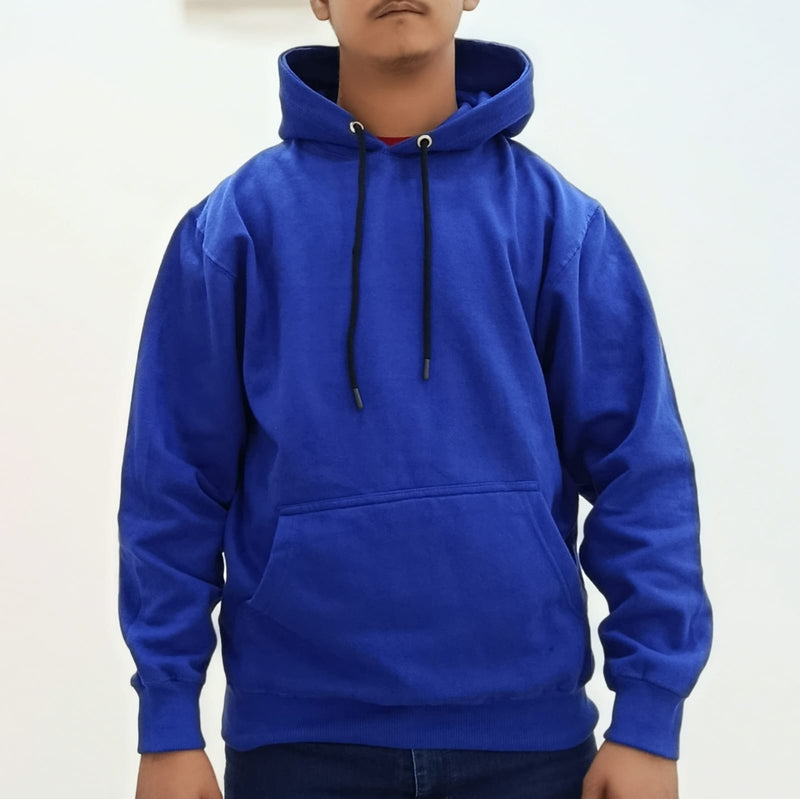 Classic Royal Blue Fleece Hoodie – Unisex | Winter Wear | Premium Soft Fabric
