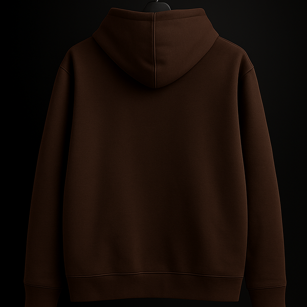 Classic Brown Premium Fleece Hoodie – Winter Warm & Soft