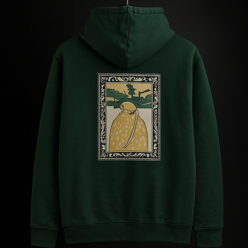 Green Falcon Art Hoodie – Premium Winter Wear (Unisex)