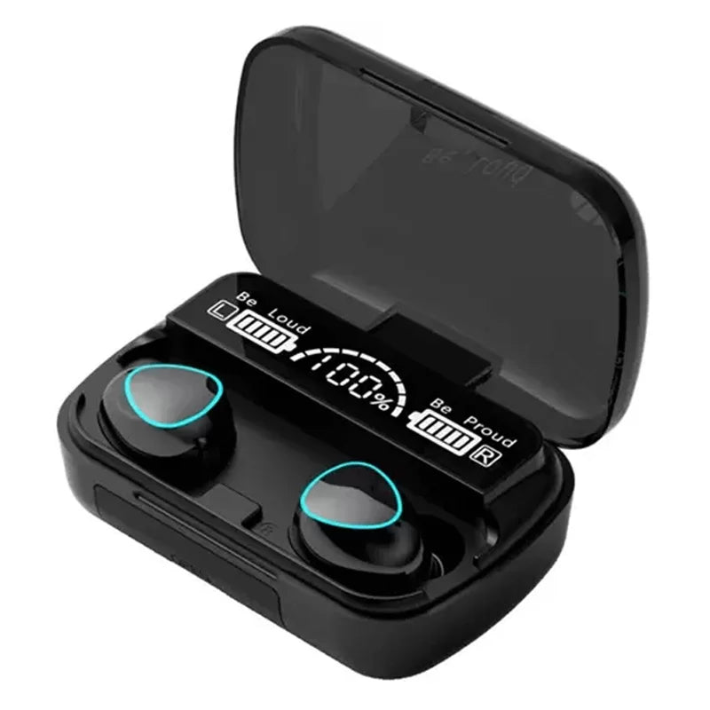 M10 Wireless Earbuds – Bluetooth 5.3 | Digital Display | Deep Bass