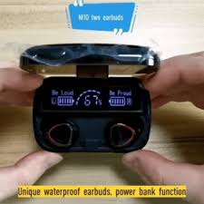 M10 Wireless Earbuds – Bluetooth 5.3 | Digital Display | Deep Bass